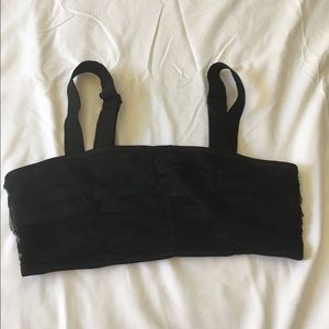 🎀🎀🎀Black rectangle crop top